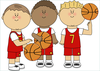 Basketball And Net Clipart Image