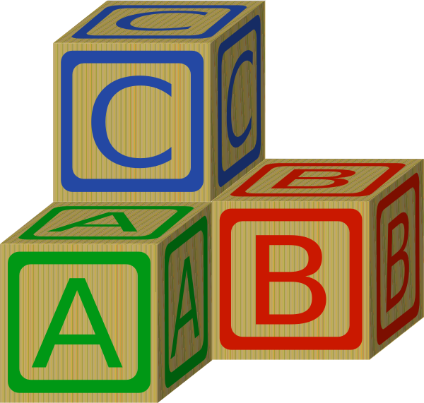free clipart abc blocks - photo #4
