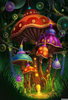 Majic Mushroom Clipart Image