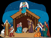 Free Clipart Nativity Scenes Image