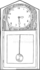 Free Clipart Grandfather Clock Image