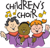 Free Children Singing Clipart Image