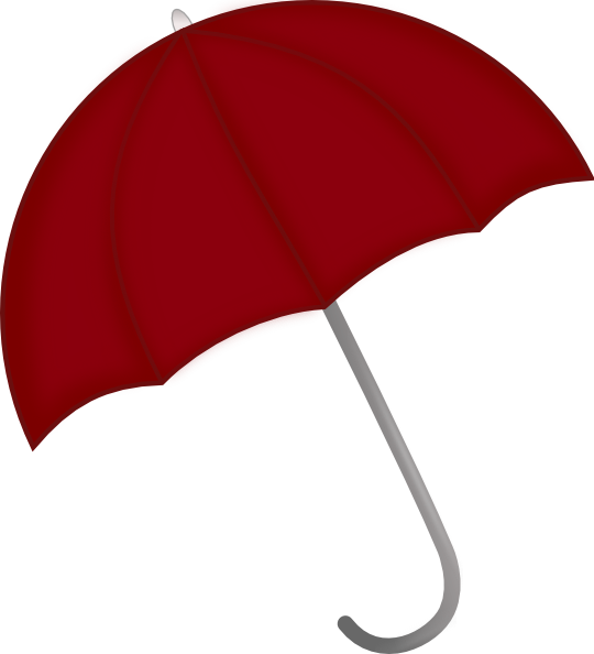 clipart umbrella outline - photo #50