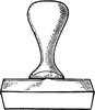 Rubber Stamping Clipart Image