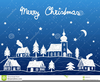 Christmas Village Clipart Image