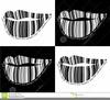 Mouth Clipart Black And White Image