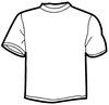 Free Clipart T Shirt Outline Image