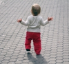 Baby Walking Away Image