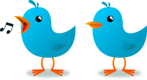 Twitter Bird Mascot Clip Art