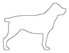 Rottweiler Outline Image