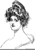 Italian Women Clipart Image