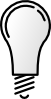 Lightbulb-notlit Clip Art