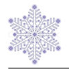 Vector Snowflake Clipart Image