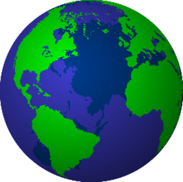 free clip art of a globe - photo #7