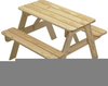 Free Clipart Picnic Table Image