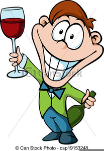 Drinking Wine Clipart | Free Images at Clker.com - vector clip art