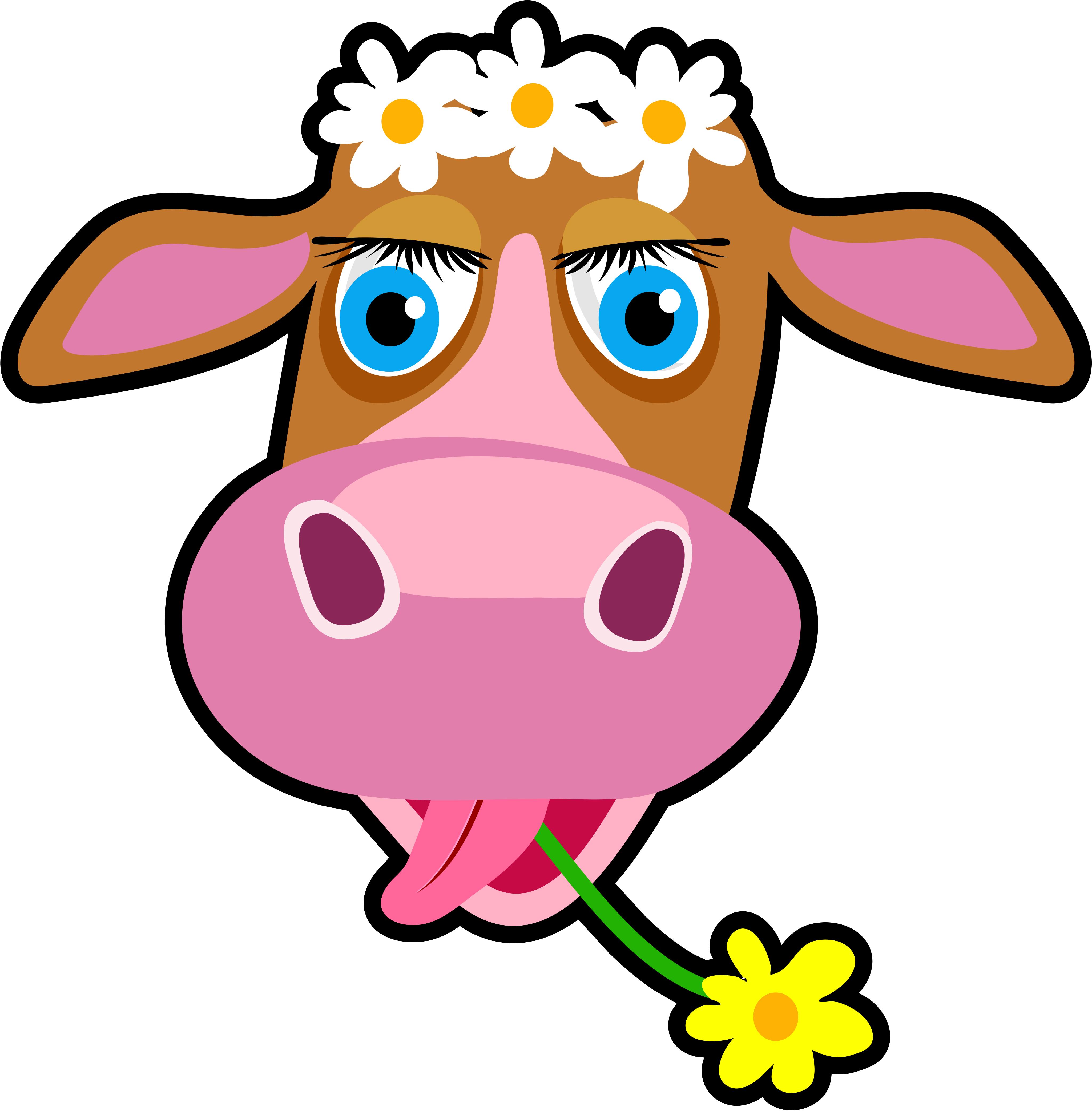 free clipart happy cow - photo #37