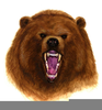 Attacking Bear Clipart Image