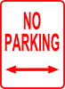 No Parking Sign Clip Art