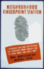 Neighborhood Fingerprint Station Fingerprints Are Your Identification And Protection During Wartime - Have The Entire Family Take Theirs Now! : War Identification Bureau - Cdvo / Designed By Advertising Mobilization Committee. Clip Art