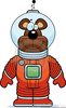 Bear With Helmet Clipart Image