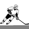 Clipart Hocky Player Image
