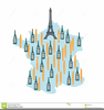 Eiffel Tower Vector Clipart Image