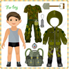 Paper Doll Clothes Clipart Image