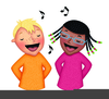 Clipart Of Kids Singing Image