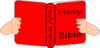 Red Bible Clip Art