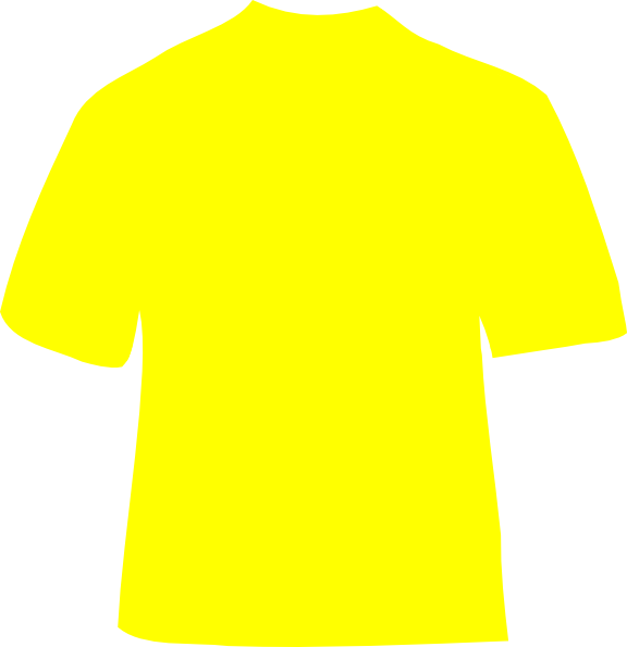 yellow shirt clip art - photo #5