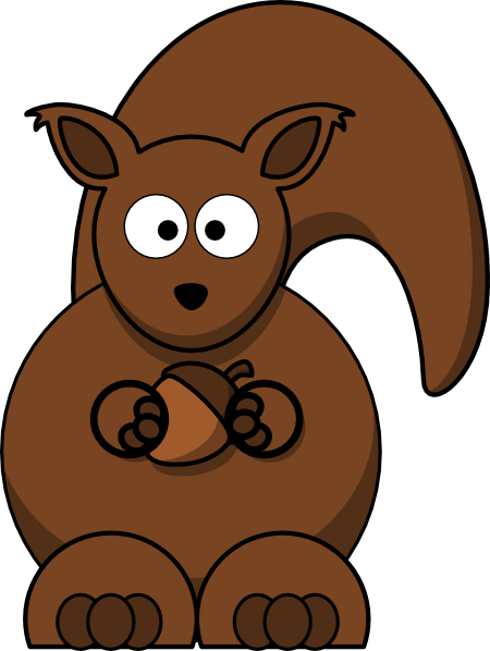 clip art cartoon squirrel - photo #3