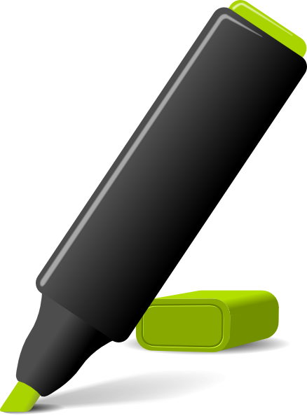 clipart yellow highlighter - photo #13