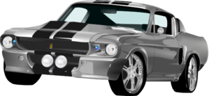 Mustang 500gt Clip Art