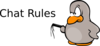 Chat Rules Penguin Clip Art