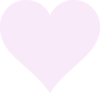 Light Pink Heart Clip Art