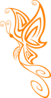 Orange Butterfly Clip Art