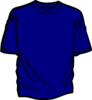 Blue T-shirt Clip Art