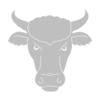 Grey Bull Clip Art