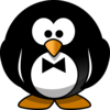 Penguin With A Bow Tie Clip Art