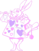 Pink Rabbit Clip Art