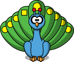 Pavone 5 Clip Art