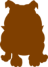 Brown Bulldog Clip Art