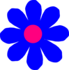 Blue Flower Clip Art