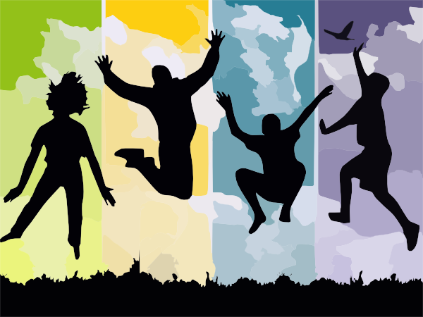 clip art of jumping - photo #49