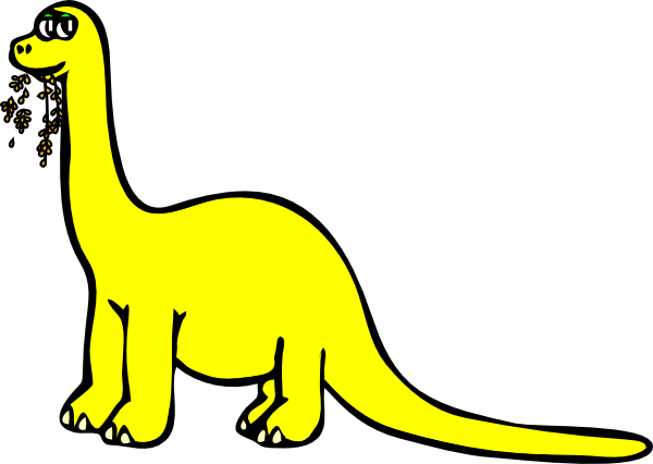 animated dinosaur clip art - photo #1