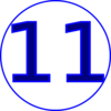 Number 11 International Clip Art