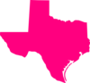 Fushcia Texas Clip Art