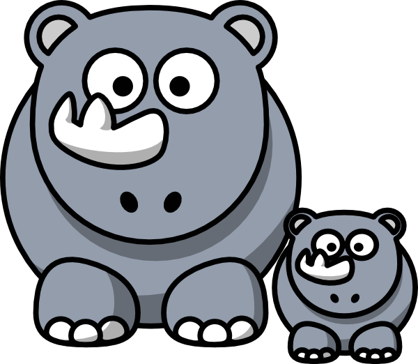 clipart rhino - photo #38