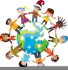 Multicultural School Clipart Image